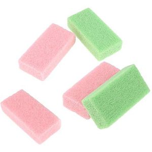 5 Pcs Voet Vijlen Puimsteen Eelt Dode Huid Remover Scrubber Pedicure Care Tools