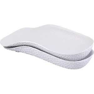 1 paar hoogteverhogende inlegzolen for heren dames schoenen platvoeten steunzolen orthopedische sneakers haklift boost schoenpads (Color : 1Gray 1.5cm)