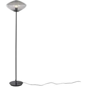 Home ESPRIT Staande lamp, grijs, metaal, glas, 50 W, 220 V, 39 x 39 x 150 cm