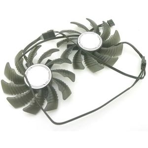 PLD08010S12HH DC12V 0.35A 76mm ventilator voor Gigabyte RTX3050 RTX3060 RTX3060ti voor GAMING LHR 12GB VISION grafische kaart koelventilator(PLD08010S12HH-2PCS_NO RGB)