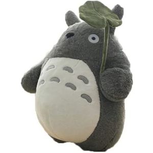ZMSM Nieuw pluche speelgoed My Neighbor Totoro Doll Gift Doll Anime (40 cm 0,4 kg, lotusblad)