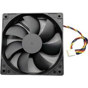 DF1202512B2LN 120mm 12cm koelventilator 120X25 DC 12V dubbele bal 4-pins PWM ultra-stille behuizingskoeler