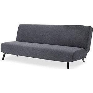 Afdrukken Stretch Futon Hoes Elastische 2-3-zits Armless Bank Bed Cover Zonder Armleuningen Spandex Verwijderbare Sofa/Couch Bed Kussenovertrekken Machine Wasbaar Voor Woonkamer