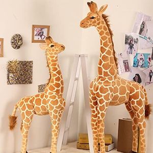 60-120 cm Giant size Giraffe Knuffels Leuke Knuffel Zachte Giraffe Pop Verjaardagscadeau Kinderen Speelgoed 80 cm