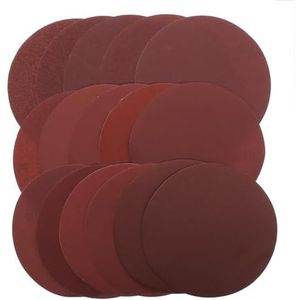 Schuurbanden, schuurpapier, 20 stuks 6 inch 150 mm aluminiumoxide schuurpapier schuurschijven papier klittenband 60 tot 2000 korrels(150)