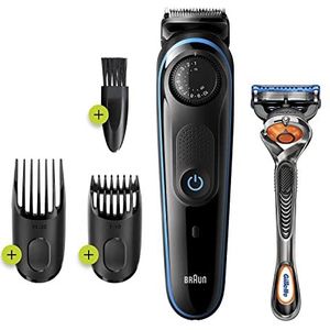 Braun BeardTrimmer 81705178 baardtrimmer Batterij/Accu 2 cm Zwart, Blauw
