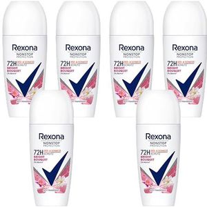 6x Rexona Women Nonstop Protection deodorantroller helder boeket 50 ml 50 ml