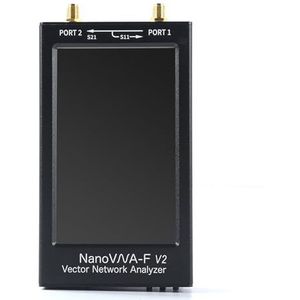 Antenne-analysator, NanoVNA-F V2 50KHz-3Ghz Vector Netwerk Analyzer 4,3 Inch LCD Display Touchscreen NanoVNA Antenne Korte Golf HF VHF UHF, voor netwerkkabeldiagnostiek