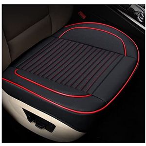 Stoelhoezen Beschermhoezen Auto Seat Cover Voor Jeep Voor Grand Cherokee Voor Renegade Voor Cherokee Voor Patriot Voor Compass Universele Pu Lederen Auto Zitkussen Ondersteunt(Zwart,Voorkant)