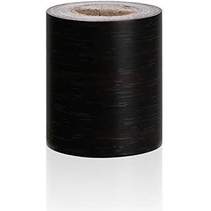 Behangranden zelfklevend, Zelfklevende PVC waterdichte houten marmeren plint sticker veelkleurig 5-12cmx5m(Black3,5cm x 5m)