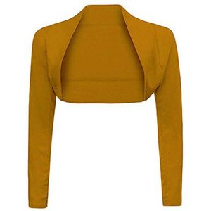 Dames Shrug met lange mouwen Womens Bolero Cardigan Top