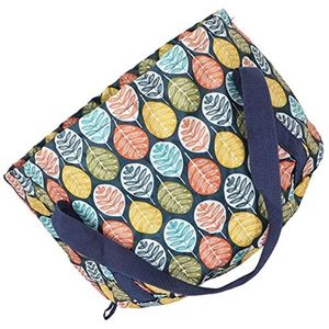 Opklapbaar voetenbad, gemakkelijk te dragen Gladmakend polyester Stevig handvat Inklapbaar voetenbad met opbergtas voor zakenreis