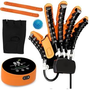 Revalidatiehandschoen voor Beroerteherstel | Draagbare Hand- en Vingertrainer met 5 Intensiteitsniveaus & Spiegeltherapie | Voor Thuisgebruik en Onderweg