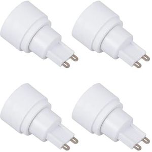 G9 naar E14 lamphouder, lampconverter, fitting, adapter, voet, accessoires, converters, wit