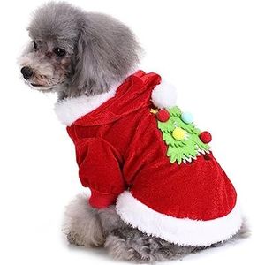 FOMIYES hondenkostuum kerst hondenkleding voor kerstkostuum voor honden outfits jurken kerstman kostuum feestkostuum voor huisdieren honden kleding pompoen Transformatie outfit Kerst doek