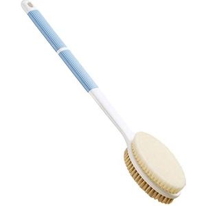 Wonsagain - Achterschrobber - Antislip - Lange Handvat - Dubbelzijdige Rugborstel met Stijve en Zachte Haren