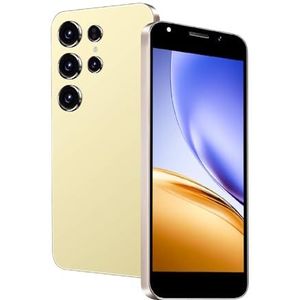 DEMANN GMBH Ontgrendel je telefoon, 5.0 inch scherm, 2GB RAM + 16GB ROM/TF 128GB, 2MP + 2MP dubbele camera, ondersteuning voor 4G LTE FDD TDD, dual-sim, geschikt voor beginners (goud, 27)