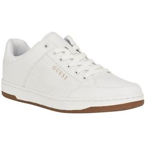 GUESS Tempo Sneaker voor heren, Wit 140, 44 EU