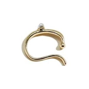 Oorclips Koreaanse vintage eenvoudige geen piercing geometrische onregelmatige parel oor bot clip oorbellen for vrouwen partij sieraden Oorbellen (Style : C)