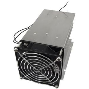 FULIMEI FHSI02F-150 AC 220 V 110 V Fan 150 * 100 * 95 Mm 100A Drie Fase Solid State relais SSR Koellichaam Radiator Met Beschermhoes(220V oil retaining)