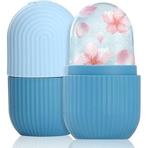 IMEASY IJsroller voor gezicht en oog, 2022 opgewaardeerde diamant ijs gezichtsroller, gezichtsschoonheid, ijsroller huidverzorgingshulpmiddelen, ijs gezichtskubus, Gua Sha gezichtsmassage, siliconen