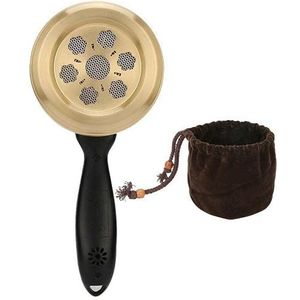 Traditionele Koperen Handheld Moxibustion Doos Moxa Artikel Bijvoet Roll Alsem Tool