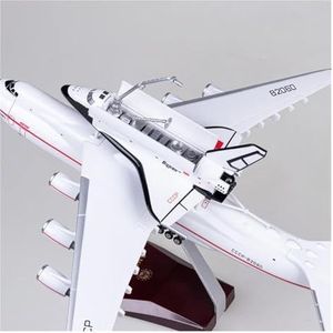 Vliegtuigmodel Vliegtuig Speelgoedvliegtuigmodel 1:200 Schaalmodel Antonov An-225 Space Shuttle Blizzard Union Vliegtuigen Gegoten Vliegtuig Display Speelgoed