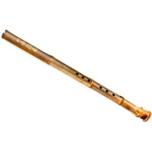 Bamboefluit G-sleutel Bruin Traditioneel Chinees handgemaakt linkshandig rechtopstaand houtblazersinstrument Professionele Bamboefluit Prestaties