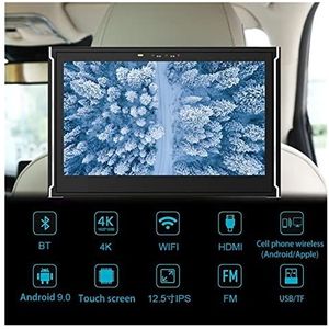 Draagbare dvd-speler voor videospelers op hoofdsteunen in auto's 12,5-inch hoofdsteundisplay Extern display 12,5-inch auto-achterdisplay met HD-roterend scherm (Size : 9.0 2+32)