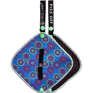 CIRCE CARE Plasdoek: Met zilver doordrenkte plasdoek voor vrouwen die buitenshuis plassen, herbruikbare absorberende doekjes, milieuvriendelijke alternatief tot toiletpapier, hygiënische oplossing voor urineren bij vrouwen voor kamperen, wandelen, reizen.