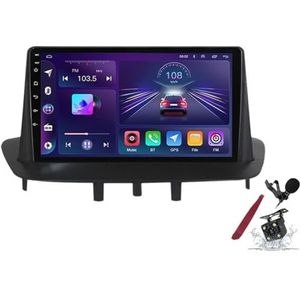 Android 15 Autoradio voor Renault Megane 3 (2008-2014) 9 inch 2K touchscreen 2000 * 1200 Android Head Unit Multimediaspeler met Carplay, GPS-navigatie, BT, 5G WiFi, DSP, SWC,K5 pro