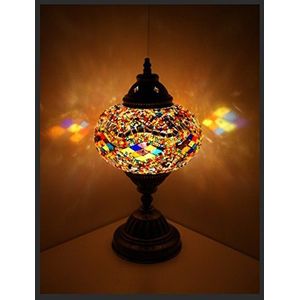 Mozaïeklamp oosterse mozaïek - tafellamp L vloerlamp mozaïek lamp kleurrijk Samarkand-Lights