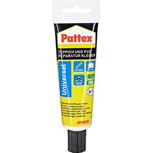 Pattex tapijt en pvc-lijm, lijmen en repareren van vloerbedekkingen, gebruiksklaar, voor binnen, zeer snelle hechting, oplosmiddelvrij, wit, 65 g