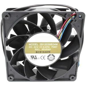 LMNCBVYA 2B12038B24M 120x120x38mm 24V 0.87A 4-Wire Cooling Fan for Frequency Converter -, Reliable Cooling Solution