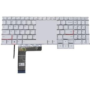 RGB-verlicht toetsenbord US RU TR voor Lenovo voor Ideapad voor Gaming 3-15IAH7 Y9000X R900X 2020 Verlichte toetsenborden PT5SYXRGBG PT5SYXBG(WHITE)