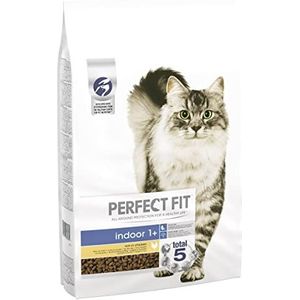 PERFECT FIT 436222Indoor 1+ Droogvoer voor volwassen katten vanaf 1 jaar Kip Ondersteunt de vitaliteit 7 kg