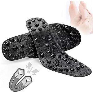 Voet Acupunctuur Point Therapy Silicone Gel Binnenzool, Magnetische Massage Binnenzool, Kussenlichaam Detox Afslanken Magnetische Boog Ondersteuning Schoenen Pads
