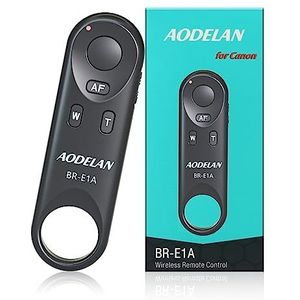 AODELAN Draadloze afstandsbediening BR-E1A ontspanknop voor Canon R3 M50 EOS R RP R5 R5C R6 M6 Mark II 6D Mark II 800D Rebel SL2 T7i PowerShot G5X Mark II G7X Mark III SX70 HS; vervangt Canon BR-E1