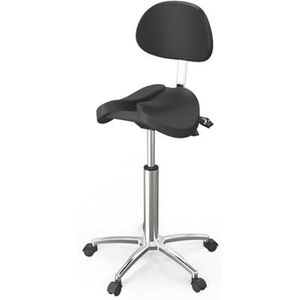 Rolbank, verstelbare spa-bank, draaibare salonbank Verstelbare hydraulische draaibare kruk met rugleuning en voetensteun for tandartspraktijk, massagekliniek, spa-salon, diverse kleuren(A3)