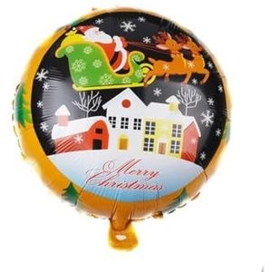 10/5 stks 18 inch Kerstman Sneeuwpop Kerstboom Aluminiumfolie Helium Ballon Decoratie Nieuwjaar Cadeau Bal-als picture_v-10pcs-18inch
