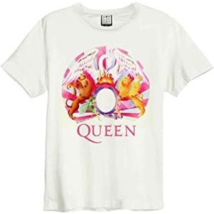 Queen Amplified Collection - Night At The Opera T-shirt gebroken wit S 100% katoen Band merch, Bands