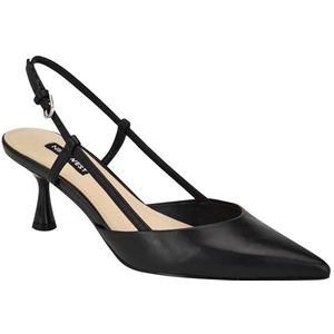 NINE WEST Rhonda pumps voor dames, zwart leer 003, 37 EU