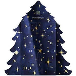 RITUALS The Ritual of Advent 2D-adventskalender 2021, exclusieve beauty-kalender 2021 met 24 luxe geschenken, inclusief vier adventskaarsen, met geschenkdoos en strik