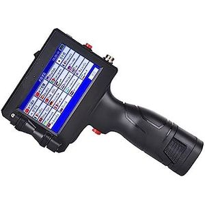 Draagbare inkjetprinter 12,7 mm handheld printer, draagbare kleine inkjetprinter, QR-code flesdop Logo labelverpakking, sneldrogend(Printer-Black HD Ink)