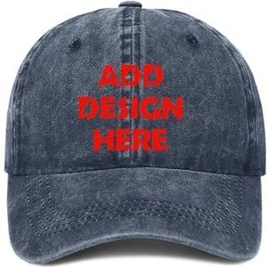 Klassieke Papa Cowboy Cap Voeg Uw Tekst Afbeeldingen Met Ademend Ontwerp Houtskool Kleur, marineblauw, one size