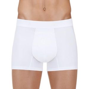 PROTECHDRY - Wasbaar urine-incontinentie katoenen boxershort ondergoed voor mannen, met absorberend gebied aan de voorkant, wit XX-Large, 42-44 inch taille