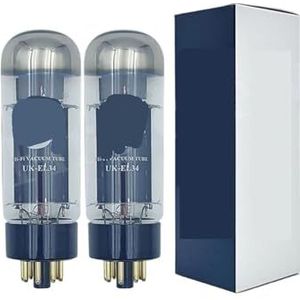 UK-EL34 UKEL34 buis upgrade EL34 EL34C 6CA7 6P3P 6L6 5881 HIFI audio buis versterker (2 stuks Matched Pair)