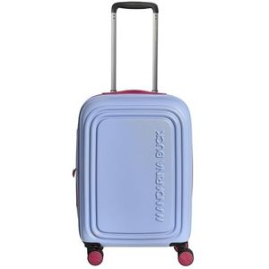 Mandarina Duck Logoduck + trolley Cabin EXP, Cotton Candy, Linea Iconica di Mandarina Duck in policarbonato