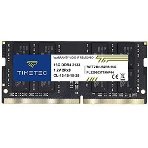 Timetec 16GB DDR4 2133MHz PC4-17000 Non-ECC Unbuffered 1.2V CL15 2Rx8 Dubbele rang 260 Pin SODIMM Laptop Notebook PC Computer Geheugen RAM Module Upgrade (16GB)