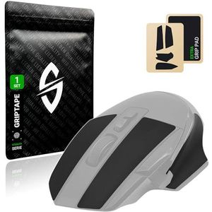 SensoryBoost Grip Tape Set voor Logitech G502 X (+ extra Grip-Pad) zweetabsorberend, extreem antislip, ultradun (0,5 mm) zelfklevend en residuvrij - gaming-muisaccessoires